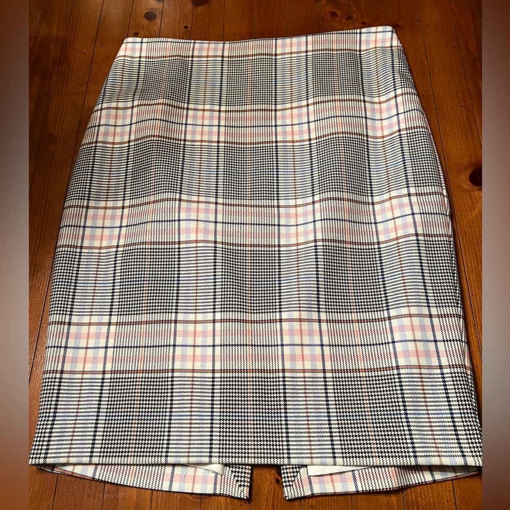 Express Striped Midi Skirt